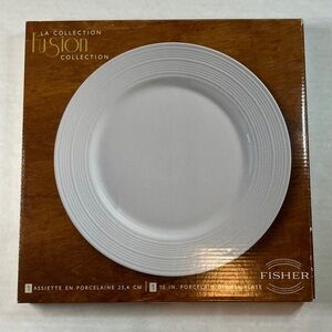 FISHER porcelain 10 inches dinner plate